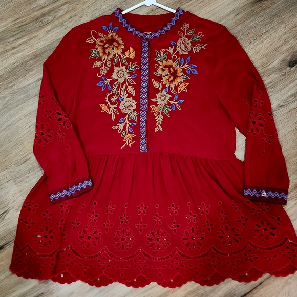 Johnny Was R-Mona Tiered Top - Picture 3 of 13